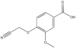 4-(cyanomethoxy)-3-methoxybenzoic acid Structure