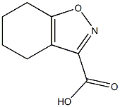 4,5,6,7-tetrahydro-1,2-benzoxazole-3-carboxylic acid Struktur