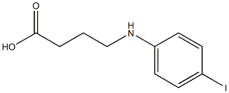 4-[(4-iodophenyl)amino]butanoic acid Struktur