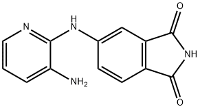 5-[(3-aminopyridin-2-yl)amino]-2,3-dihydro-1H-isoindole-1,3-dione 结构式