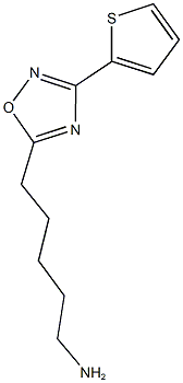 5-[3-(thiophen-2-yl)-1,2,4-oxadiazol-5-yl]pentan-1-amine