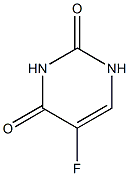 5-fluoro-1,2,3,4-tetrahydropyrimidine-2,4-dione 结构式