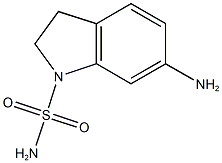 6-amino-2,3-dihydro-1H-indole-1-sulfonamide,,结构式