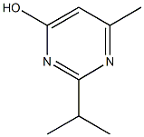 6-methyl-2-(propan-2-yl)pyrimidin-4-ol Structure
