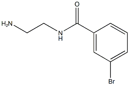 N-(2-aminoethyl)-3-bromobenzamide 结构式