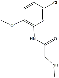 N-(5-chloro-2-methoxyphenyl)-2-(methylamino)acetamide|