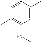 N,2,5-trimethylaniline Structure