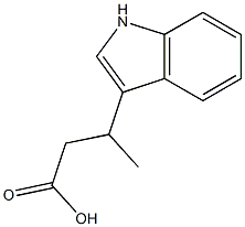 3-(1H-indol-3-yl)butanoic acid Struktur