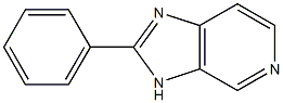 2-Phenyl-3H-imidazo[4,5-c]pyridine Struktur