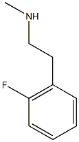 N-甲基-2-氟-Β-苯乙胺, , 结构式
