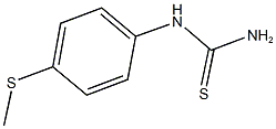 N-[4-(METHYLTHIO)PHENYL]THIOUREA Structure