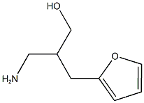 3-AMINO-2-(2-FURYLMETHYL)PROPAN-1-OL 化学構造式