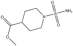 METHYL 1-(AMINOSULFONYL)PIPERIDINE-4-CARBOXYLATE Structure