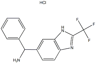 1-PHENYL-1-[2-(TRIFLUOROMETHYL)-1H-BENZIMIDAZOL-6-YL]METHANAMINE HYDROCHLORIDE