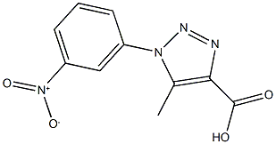 5-METHYL-1-(3-NITROPHENYL)-1H-1,2,3-TRIAZOLE-4-CARBOXYLIC ACID