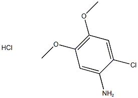 2-CHLORO-4,5-DIMETHOXYANILINE HYDROCHLORIDE 结构式