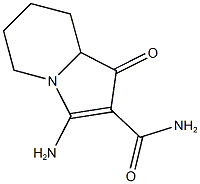 3-AMINO-1-OXO-1,5,6,7,8,8A-HEXAHYDROINDOLIZINE-2-CARBOXAMIDE Structure