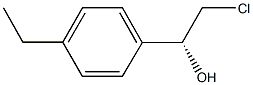 (1R)-2-CHLORO-1-(4-ETHYLPHENYL)ETHANOL,,结构式