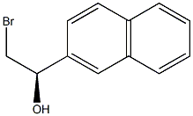 (1R)-2-BROMO-1-(2-NAPHTHYL)ETHANOL 结构式