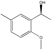 (1S)-1-(2-METHOXY-5-METHYLPHENYL)ETHANOL Struktur