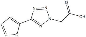 5-(2-FURYL)-2H-TETRAZOL-2-YL]ACETIC ACID Struktur