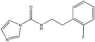 N-[2-(2-fluorophenyl)ethyl]-1H-imidazole-1-carboxamide Structure