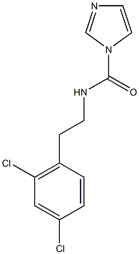 N-[2-(2,4-dichlorophenyl)ethyl]-1H-imidazole-1-carboxamide 结构式