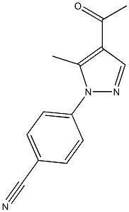  4-(4-acetyl-5-methyl-1H-pyrazol-1-yl)benzonitrile