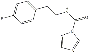 N-[2-(4-fluorophenyl)ethyl]-1H-imidazole-1-carboxamide,,结构式