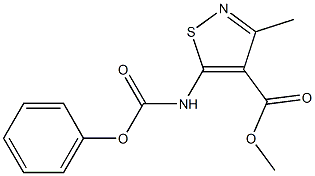 methyl 3-methyl-5-[(phenoxycarbonyl)amino]isothiazole-4-carboxylate