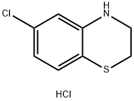 6-chloro-3,4-dihydro-2H-1,4-benzothiazine hydrochloride Struktur