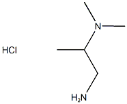 N-(2-amino-1-methylethyl)-N,N-dimethylamine hydrochloride Structure
