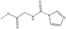 methyl [(1H-imidazol-1-ylcarbonyl)amino]acetate Struktur