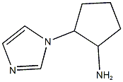 2-(1H-imidazol-1-yl)cyclopentanamine 结构式
