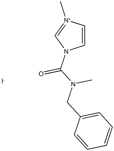 1-{[benzyl(methyl)amino]carbonyl}-3-methyl-1H-imidazol-3-ium iodide