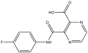 3-{[(4-fluorophenyl)amino]carbonyl}pyrazine-2-carboxylic acid