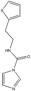 N-(2-thien-2-ylethyl)-1H-imidazole-1-carboxamide,,结构式