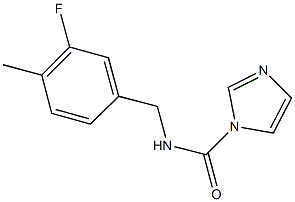 N-(3-fluoro-4-methylbenzyl)-1H-imidazole-1-carboxamide Structure