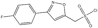 [3-(4-fluorophenyl)isoxazol-5-yl]methanesulfonyl chloride