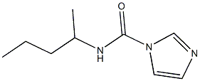 N-(1-methylbutyl)-1H-imidazole-1-carboxamide 化学構造式