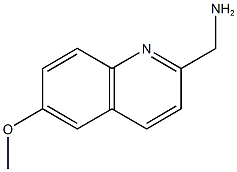 (6-methoxyquinolin-2-yl)methanamine Structure