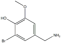 4-(aminomethyl)-2-bromo-6-methoxyphenol Structure