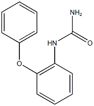 (2-phenoxyphenyl)urea 结构式