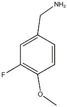 (3-fluoro-4-methoxyphenyl)methanamine Struktur