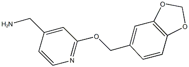 [2-(2H-1,3-benzodioxol-5-ylmethoxy)pyridin-4-yl]methanamine|