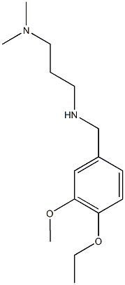 [3-(dimethylamino)propyl][(4-ethoxy-3-methoxyphenyl)methyl]amine