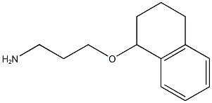 1-(3-aminopropoxy)-1,2,3,4-tetrahydronaphthalene Structure