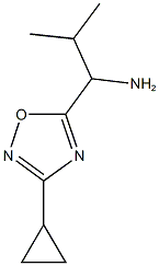 1-(3-cyclopropyl-1,2,4-oxadiazol-5-yl)-2-methylpropan-1-amine|