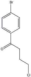 1-(4-bromophenyl)-4-chlorobutan-1-one Struktur