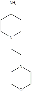 1-[2-(morpholin-4-yl)ethyl]piperidin-4-amine 结构式